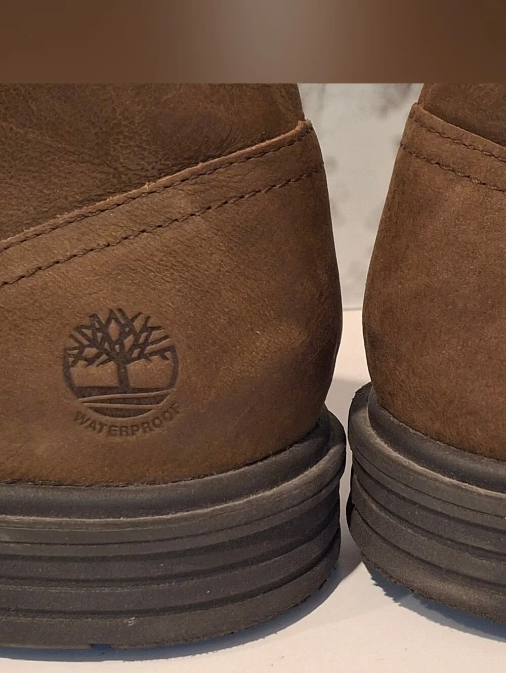 Timberland Sawyer Lane Waterproof Shoes Mens 11.5 US Brown Nubuck Chukka EUC